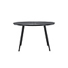 ebuy24 San Vito tuintafel Ø120cm zwart.
