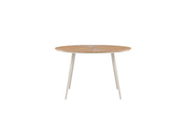 ebuy24 San Vito tuintafel Ø120cm beige.