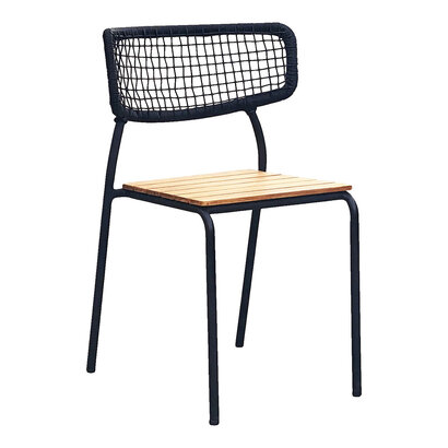 ebuy24 Nashville tuinstoel Natuur, zwart.