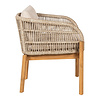 ebuy24 Terracina tuinstoel Inclusief kussen bruin, beige.