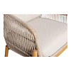 ebuy24 Terracina Lounge stoel inclusief kussen bruin, beige.