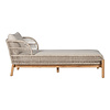 ebuy24 Terracina Ligbed inclusief kussens bruin, beige.