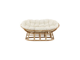 ebuy24 Mamasan houten nest, loungeset natuur.