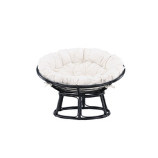 ebuy24 Bonnie houten nest, loungeset zwart.