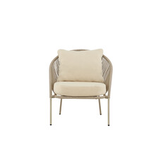 ebuy24 Lindos lounge stoel beige.