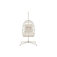 ebuy24 Trezza hangstoel met standaard beige.