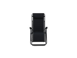 ebuy24 Vulcano ligstoel zwart.