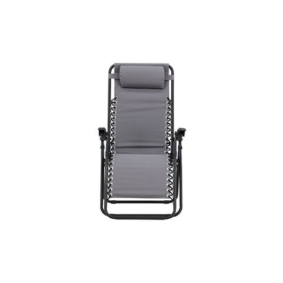 ebuy24 Vulcano ligstoel grijs.