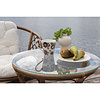 ebuy24 Wera café set 2 stoelen, 1 tafel walnoot decor.
