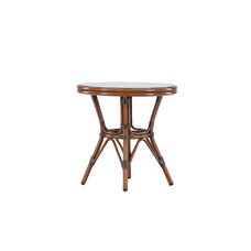 ebuy24 Sagres café tafel Ø60cm bruin.