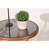 ebuy24 Sagres café tafel Ø60cm bruin.