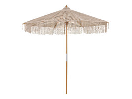 ebuy24 Martos Parasol gehaakt Ø250cm beige.
