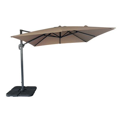 ebuy24 Baza Hangparasol met voet, 295x295cm zandkleurig.