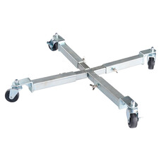 ebuy24 Carrie rollenset met wielen voor parasolvoet staal.