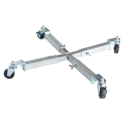 ebuy24 Carrie rollenset met wielen voor parasolvoet staal.