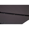 ebuy24 Torben hangparasol ø3,5m met zonnecel verlichting zwart, grijs.