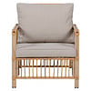 ebuy24 Neel sofaset polyrattan 4 delen met kussens natuur.