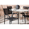 ebuy24 LinaSantorini tuinmeubelset 1 eettafel, 4 stoelen beige.