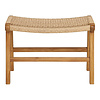 ebuy24 Derby poef Teak, polyrattan.