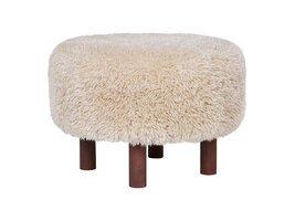 ebuy24 Inverness poef Ø50cm bruin.