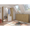ebuy24 ProjektX garderobe opstelling eiken decor, spiegel.