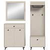 ebuy24 Notes garderobe opstelling mat beige.