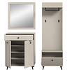 ebuy24 Notes garderobe opstelling mat beige.