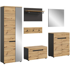 ebuy24 Canu garderobe opstelling eiken decor.