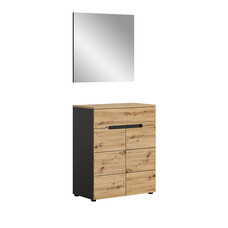 ebuy24 Canu garderobe opstelling eiken decor.