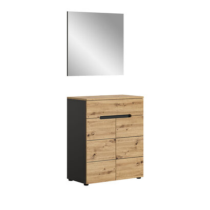 ebuy24 Canu garderobe opstelling eiken decor.