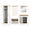 ebuy24 Verona garderobe opstelling lariks decor.
