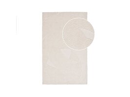 ebuy24 Pune Vloerkleed handgeweven, 160x230cm rauwwit.