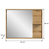 ebuy24 Zeno spiegel bad 1 plank eiken decor.