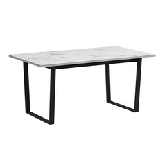 ebuy24 Amble eetkamertafel wit marmerprint.