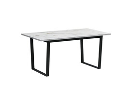 ebuy24 Amble eetkamertafel wit marmerprint.