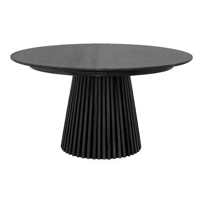 ebuy24 Osaka eetkamertafel Ø140cm zwart.