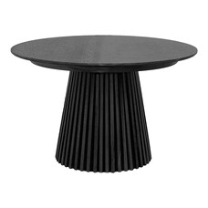 ebuy24 Osaka eetkamertafel Ø120cm zwart.