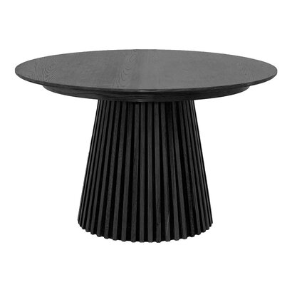 ebuy24 Osaka eetkamertafel Ø120cm zwart.