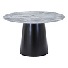 ebuy24 Brito eetkamertafel Ø120cm marmer decor.