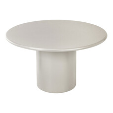 ebuy24 Nagano eetkamertafel Ø120cm zandkleurig.