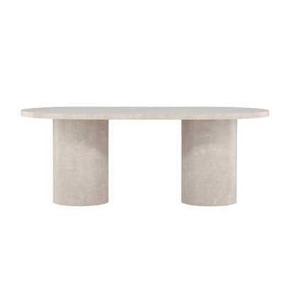 ebuy24 Narvik eetkamertafel beige.