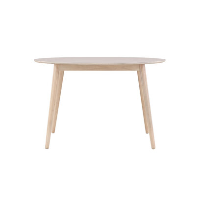 ebuy24 Flora eetkamertafel Ø120cm whitewash.