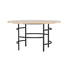 ebuy24 Copenhagen eetkamertafel Ø140cm whitewash.