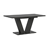 ebuy24 Motion eetkamertafel 150x90 cm grijs.