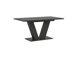 ebuy24 Motion eetkamertafel 150x90 cm grijs.