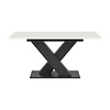 ebuy24 Motion eetkamertafel 150x90 cm wit.