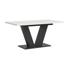 ebuy24 Motion eetkamertafel 150x90 cm wit.