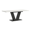 ebuy24 Motion eetkamertafel 150x90 cm wit.