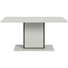 ebuy24 Falcona eetkamertafel 160x90 cm lichtgrijs.