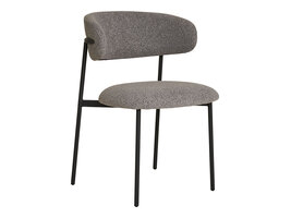 ebuy24 Mira eetkamerstoel Lichtgrijs.